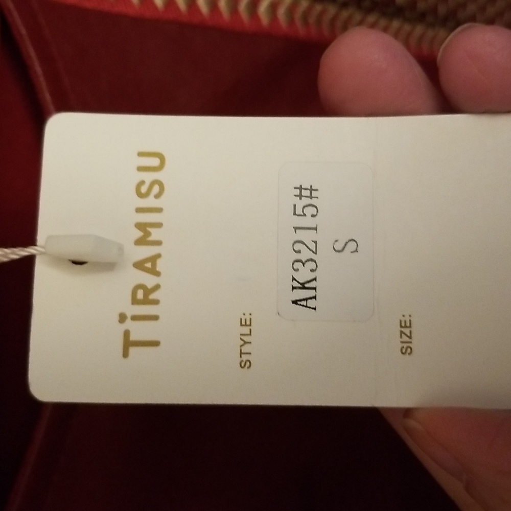 Tiramisu New Embroidered Vegan Leather Cropped Jacket, Small, $50 - Picture 5 of 15